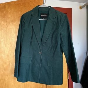 Dark teal corduroy  blazer